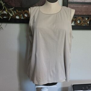 Classic Women's Sleeveless Tan Top